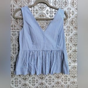 J Crew peplum top size 4